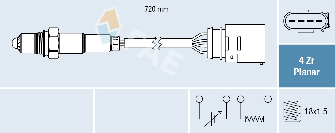 Lambda-sonde FAE 77204