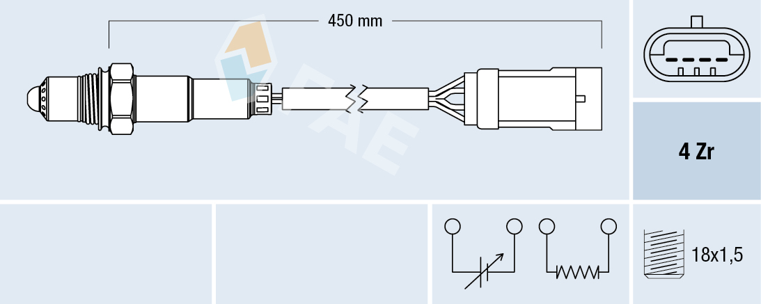 Lambda-sonde FAE 77207