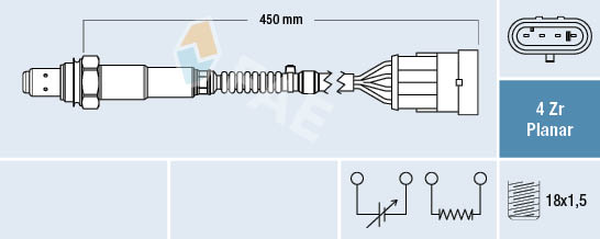 Lambda-sonde FAE 77224