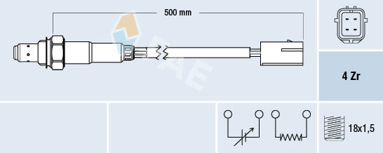 Lambda-sonde FAE 77255