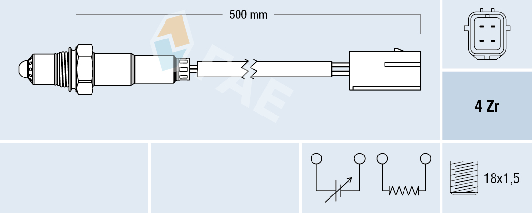 Lambda-sonde FAE 77255