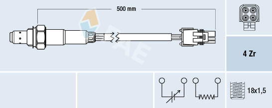 Lambda-sonde FAE 77259