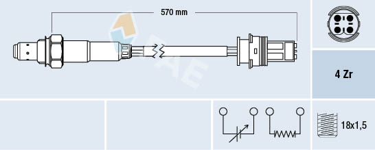 Lambda-sonde FAE 77268