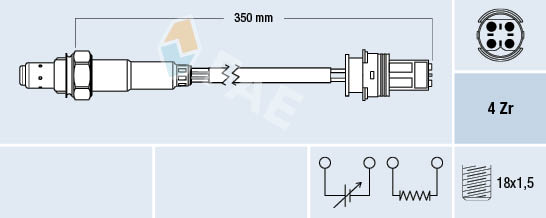Lambda-sonde FAE 77272