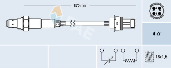 Lambda-sonde FAE 77274