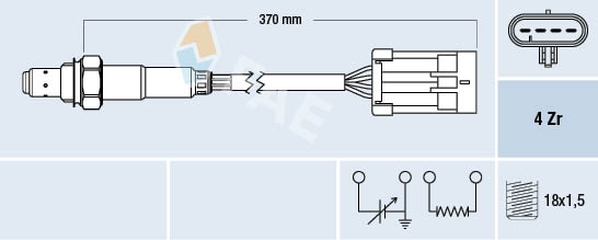 Lambda-sonde FAE 77309