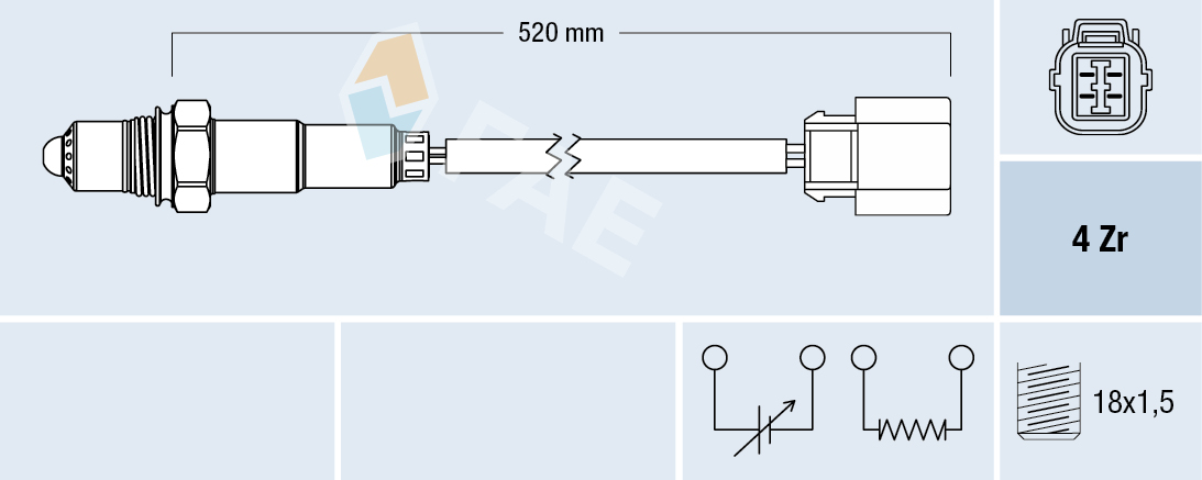 Lambda-sonde FAE 77318