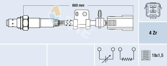 Lambda-sonde FAE 77321