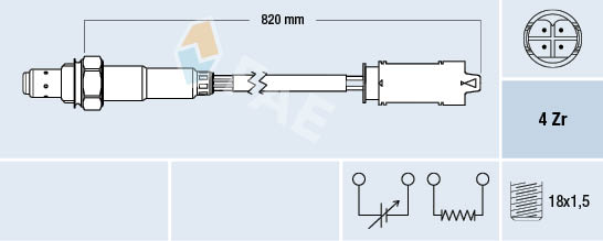 Lambda-sonde FAE 77327