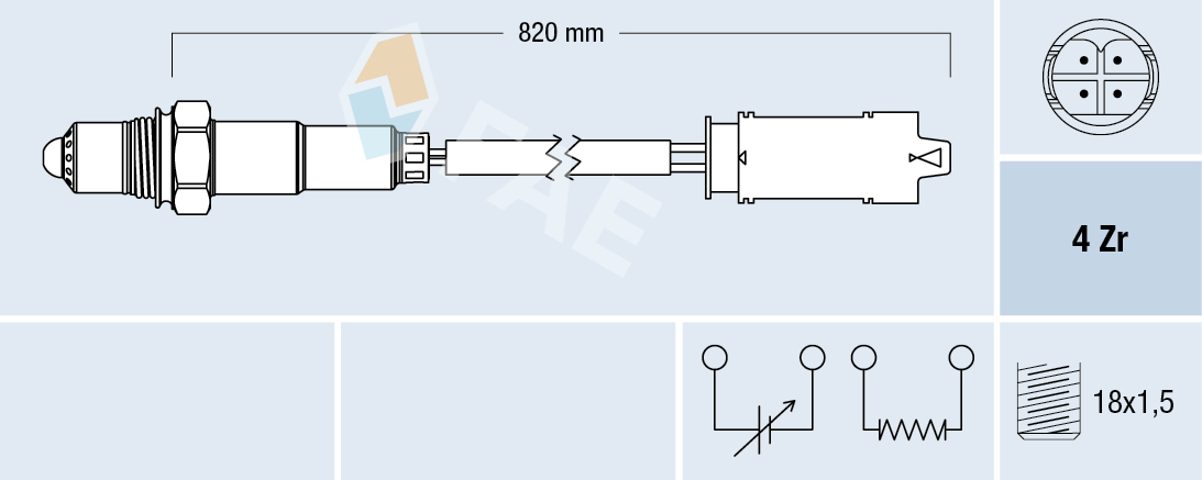Lambda-sonde FAE 77327