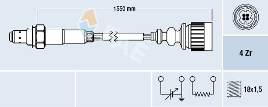 Lambda-sonde FAE 77337