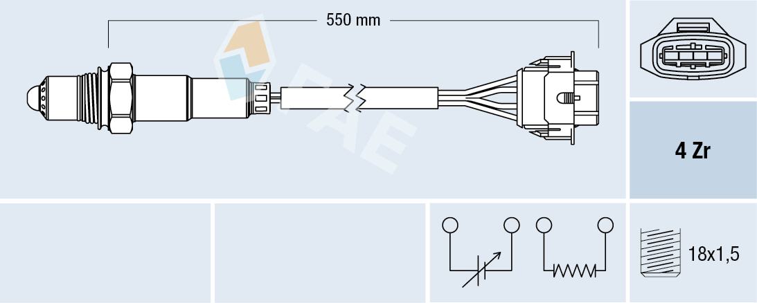 Lambda-sonde FAE 77342