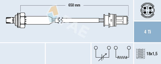 Lambda-sonde FAE 77353