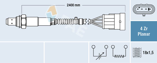 Lambda-sonde FAE 77366