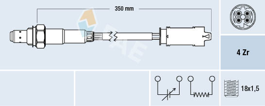 Lambda-sonde FAE 77368