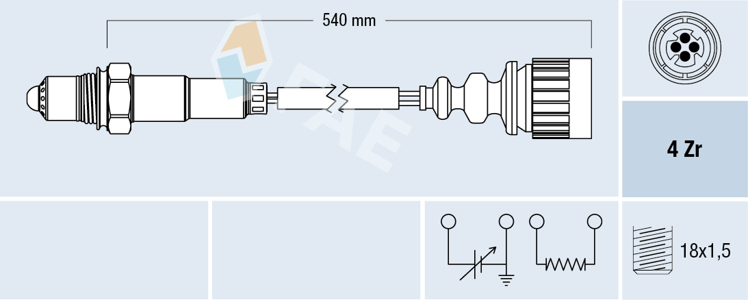 Lambda-sonde FAE 77376