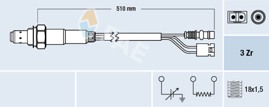 Lambda-sonde FAE 77377