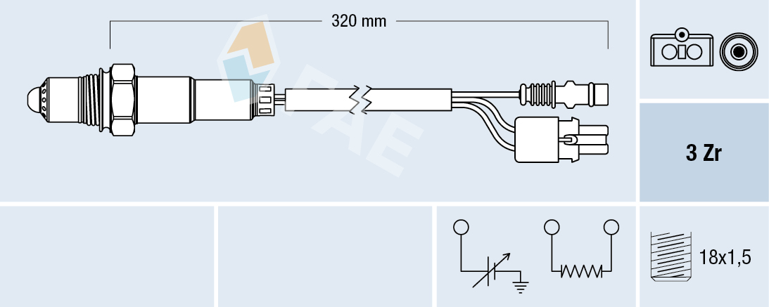 Lambda-sonde FAE 77378