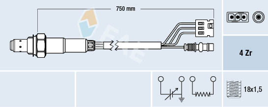 Lambda-sonde FAE 77380