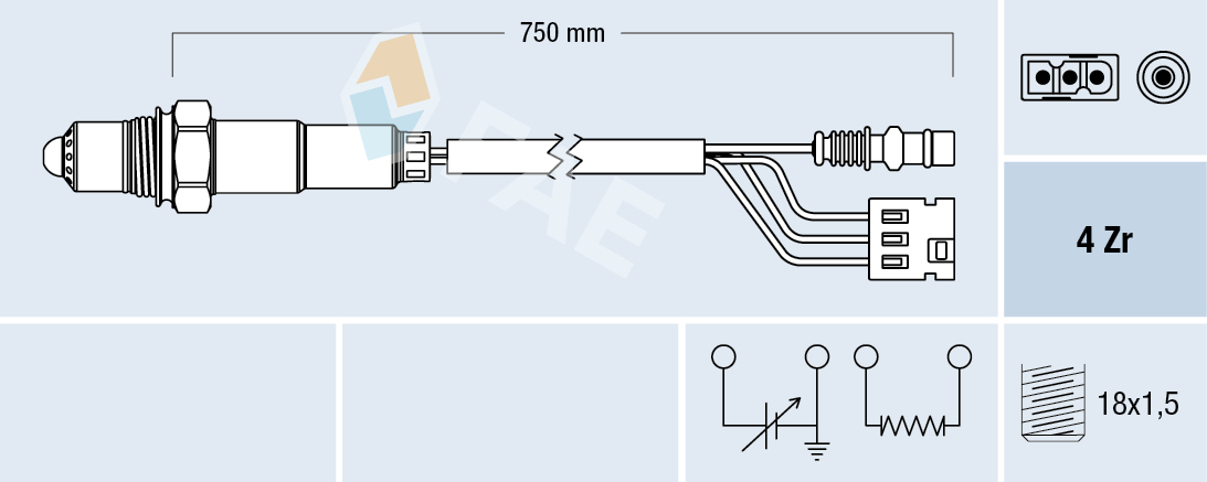 Lambda-sonde FAE 77380