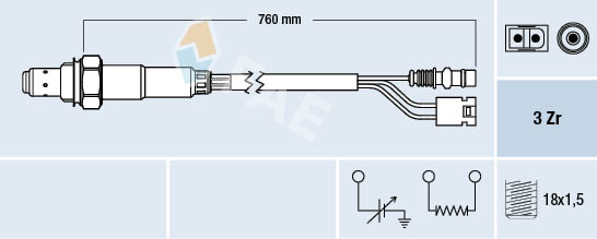 Lambda-sonde FAE 77381