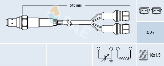 Lambda-sonde FAE 77387