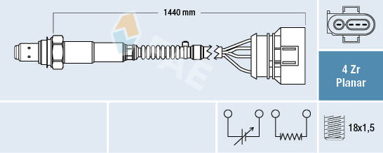 Lambda-sonde FAE 77401