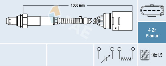 Lambda-sonde FAE 77404