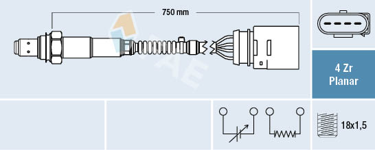 Lambda-sonde FAE 77405