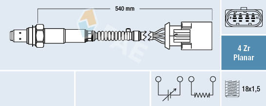 Lambda-sonde FAE 77425