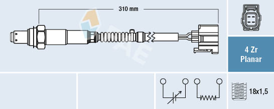 Lambda-sonde FAE 77427