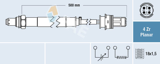 Lambda-sonde FAE 77443