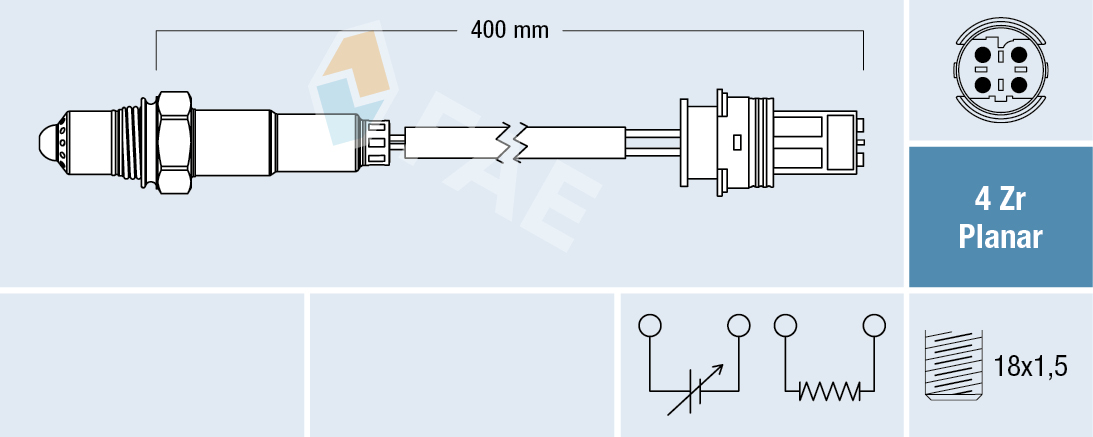 Lambda-sonde FAE 77445