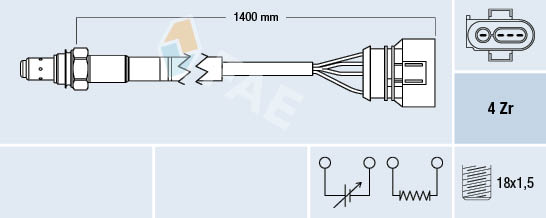 Lambda-sonde FAE 77461