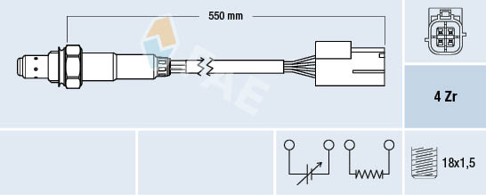 Lambda-sonde FAE 77468