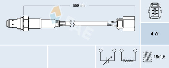 Lambda-sonde FAE 77473