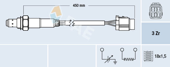 Lambda-sonde FAE 77478