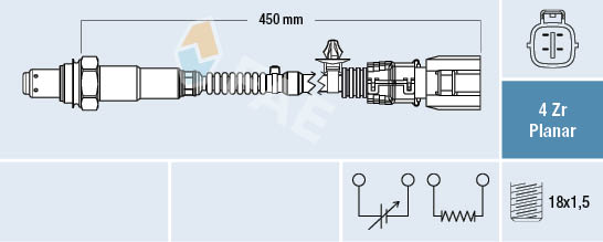 Lambda-sonde FAE 77490