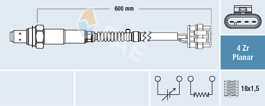 Lambda-sonde FAE 77499