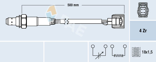 Lambda-sonde FAE 77501