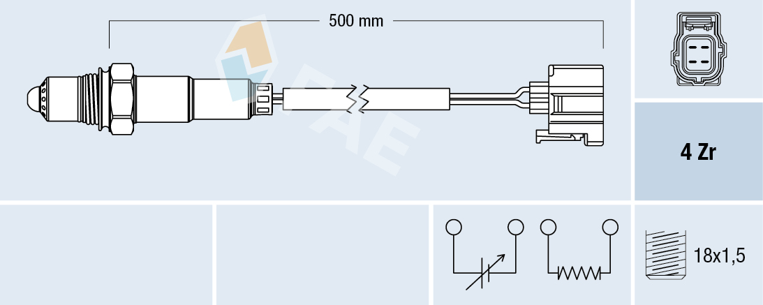 Lambda-sonde FAE 77501