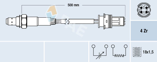 Lambda-sonde FAE 77504