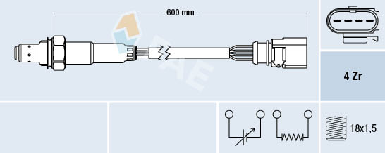 Lambda-sonde FAE 77510