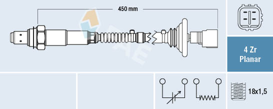 Lambda-sonde FAE 77512