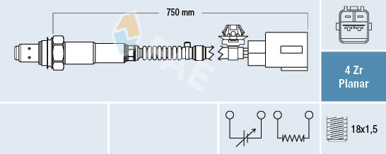 Lambda-sonde FAE 77513