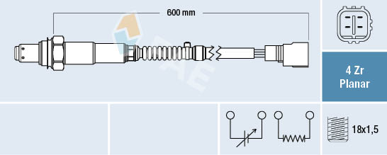 Lambda-sonde FAE 77515