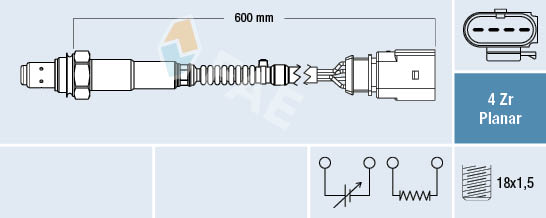 Lambda-sonde FAE 77532