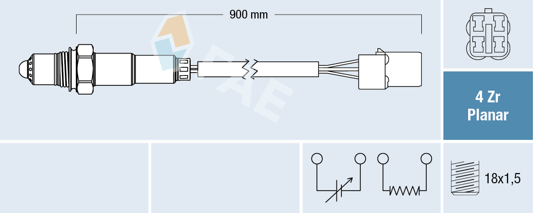 Lambda-sonde FAE 77537