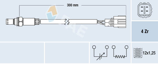 Lambda-sonde FAE 77572