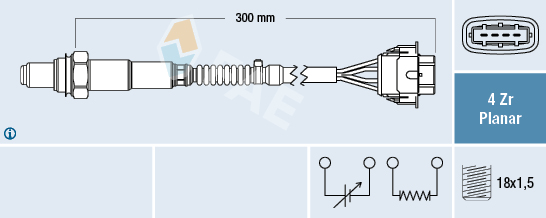 Lambda-sonde FAE 77575